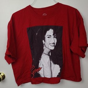 2X Rue21 Plus Selena Graphic Crop Top